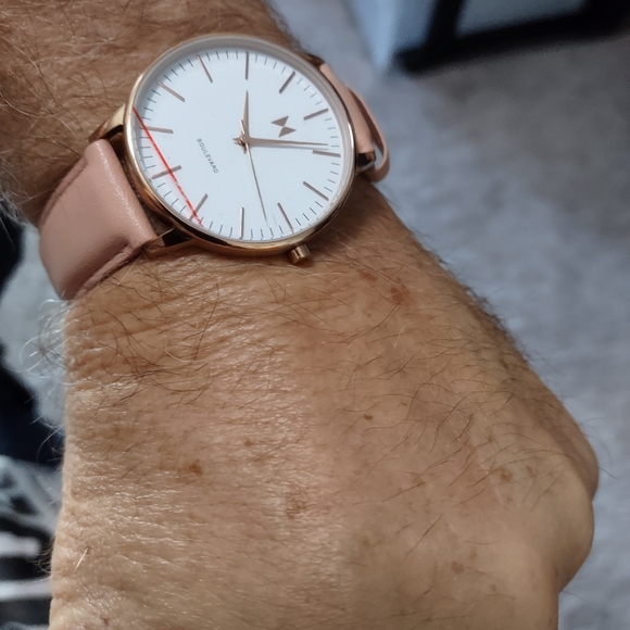 MVMT Ladies Boulevard Watch in Sunset Rose Gold (NIB)